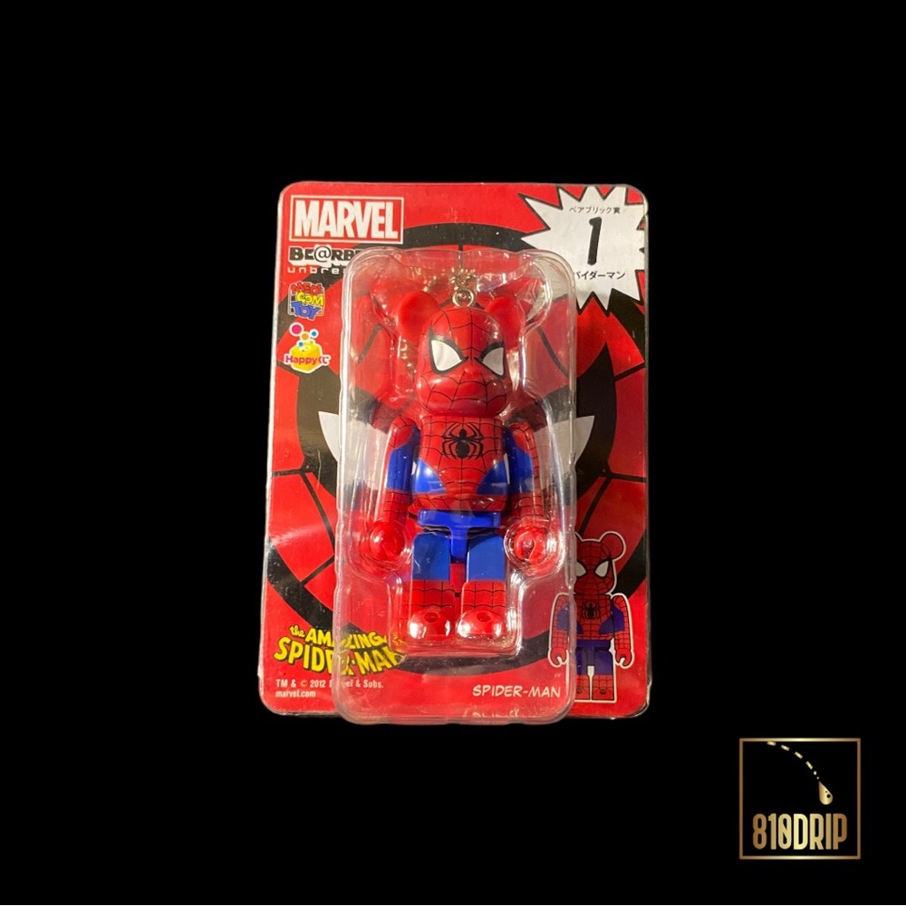 Bearbrick × Marvel Spider-Man Happy Lottery #1 100%